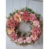 Celoroční věnec romantický shabby chic cca 58cm