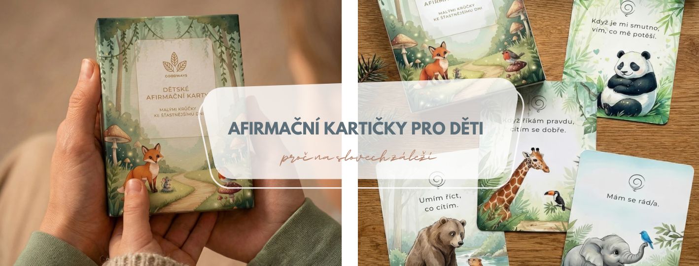 Afirmační kartičky pro děti: proč na slovech záleží