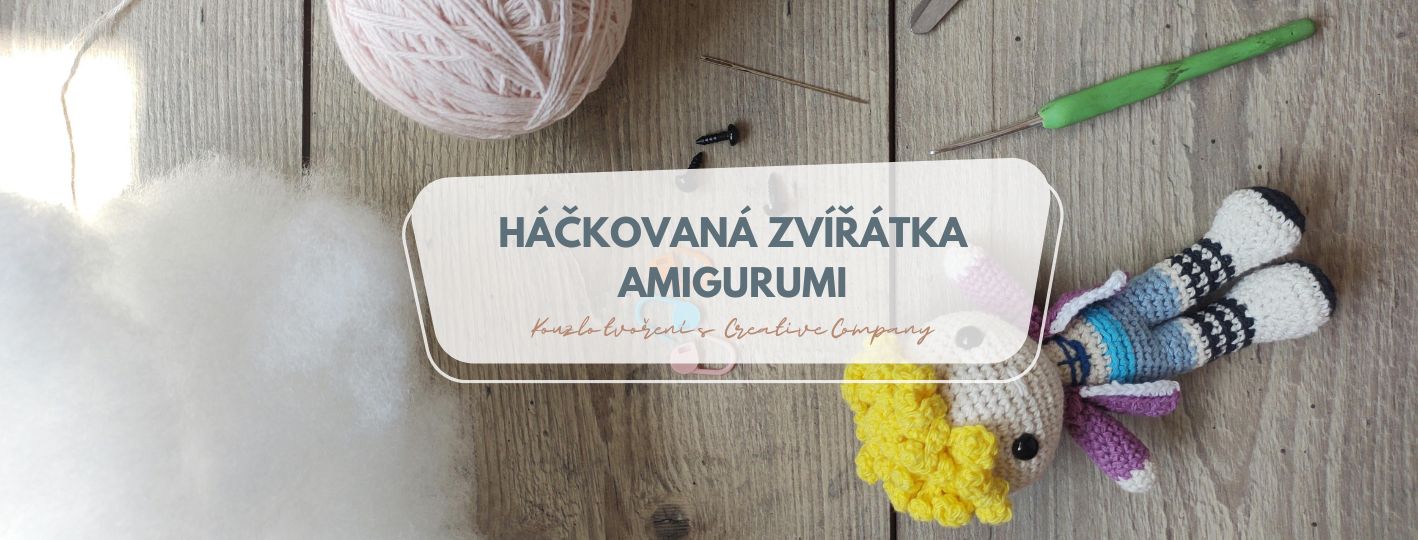 Háčkovaná zvířátka amigurumi: kouzlo tvoření s kreativními sadami Creative Company