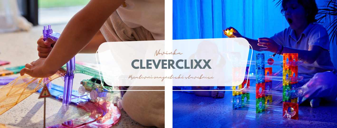 Cleverclixx: Belgické magnetické stavebnice, které rozvíjejí děti hrou