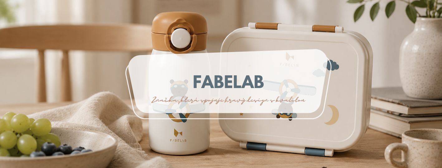 Fabelab: Dánské láhve a svačinové boxy, které vypráví příběhy