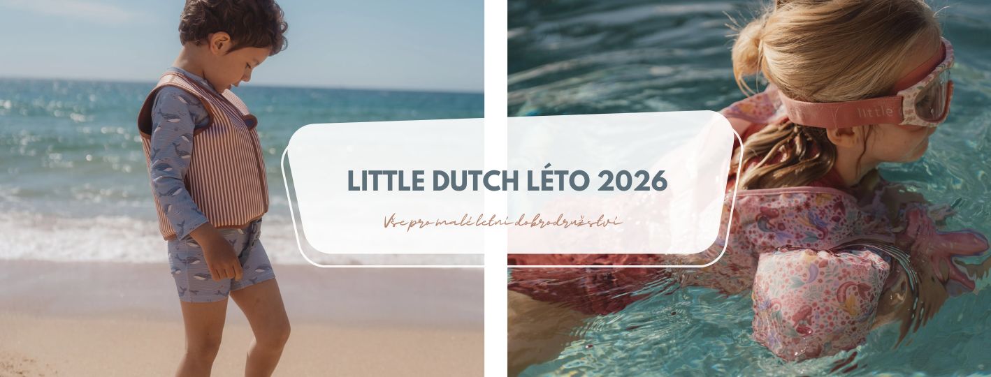 Little Dutch léto 2026: plavky, hračky na pláž a malé letní dobrodružství