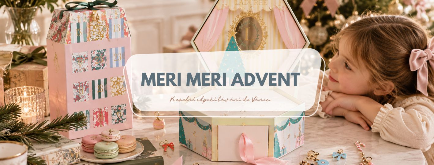 Meri Meri adventní kalendáře: Kouzelné odpočítávání do Vánoc