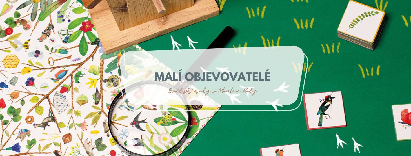 Malí objevovatelé: svět přírody, fantazie a pozorování s Moulin Roty