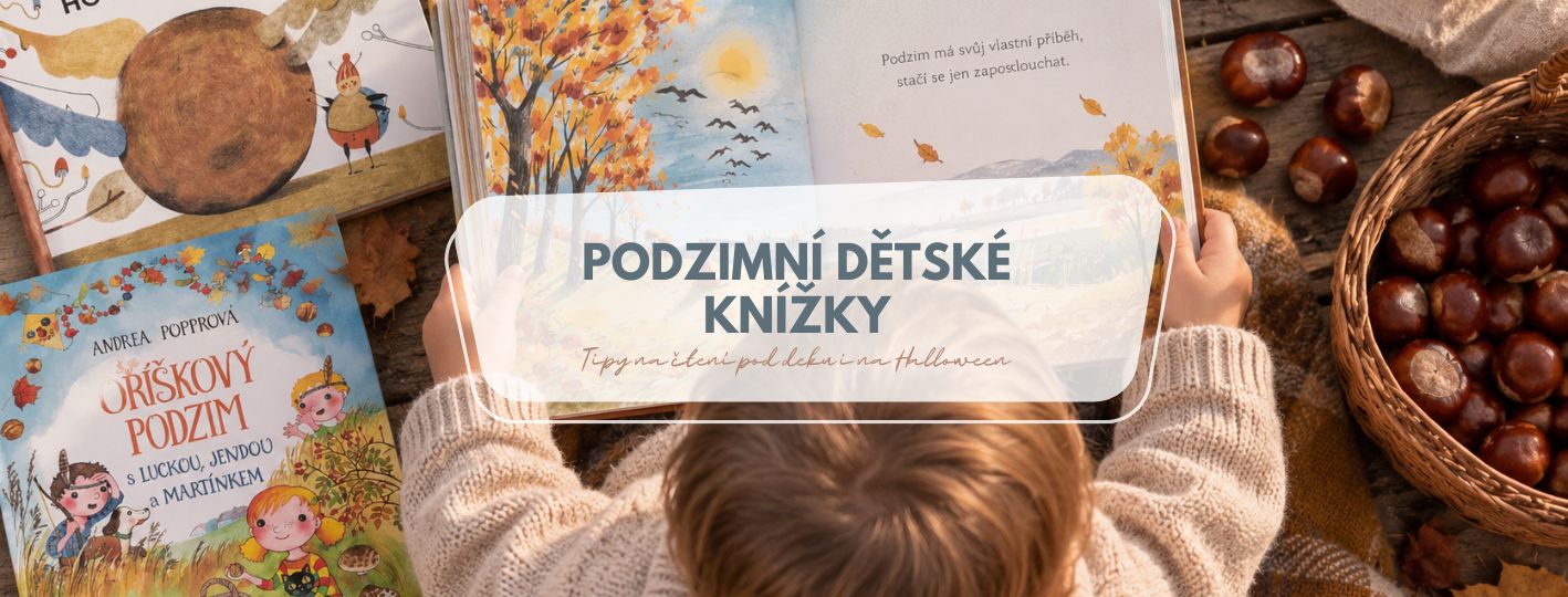 Podzimní dětské knížky: Tipy na čtení pod deku i na Halloween
