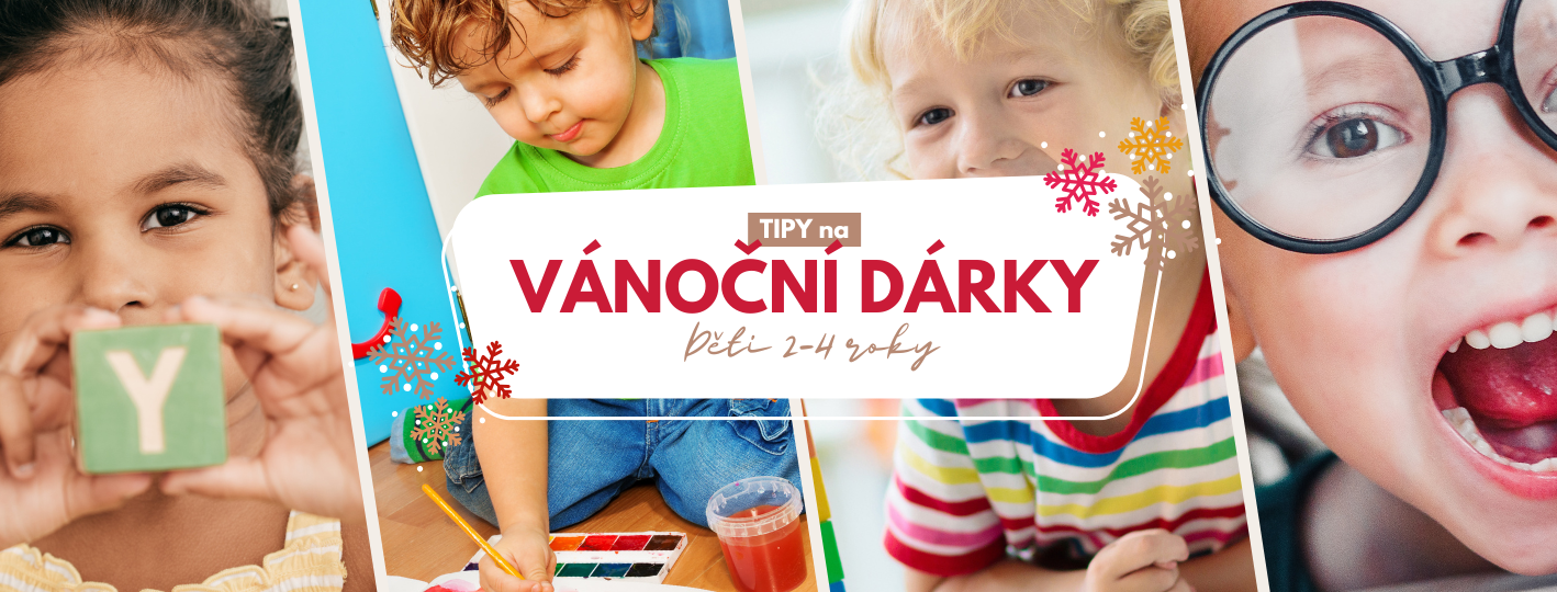 Tipy na vánoční dárky pro menší děti (2-4 roky)