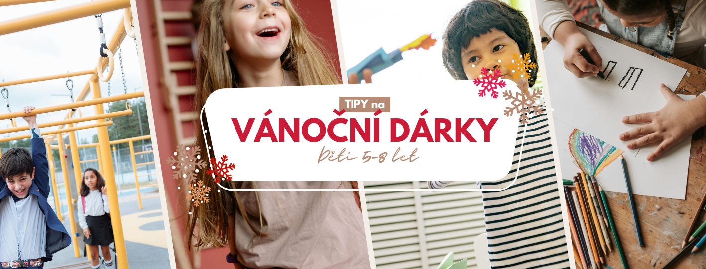 Tipy na vánoční dárky pro větší děti (5–8 let)