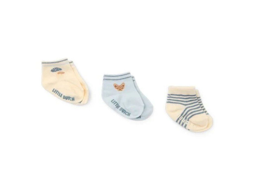 Little Dutch Ponožky Multicolor 3 ks Forest Friends