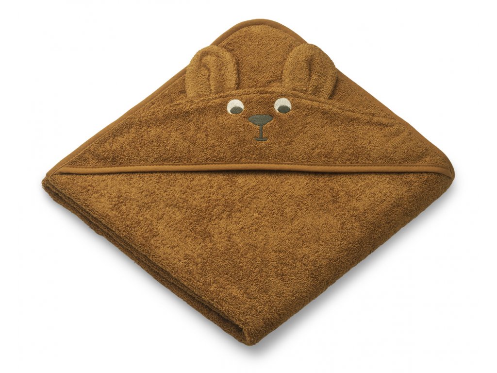 LW14760 Augusta hooded towel 8700 Kangaroo golden caramel Extra 0