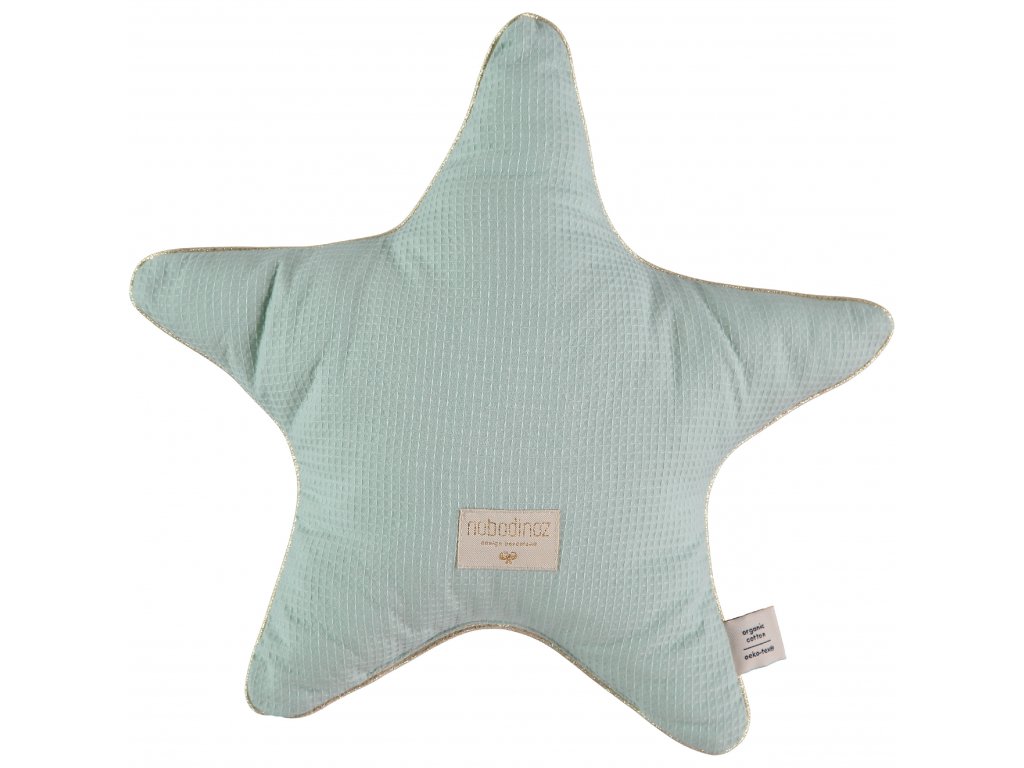 Aristote star cushion aqua honeycomb nobodinoz 1 2000000100340