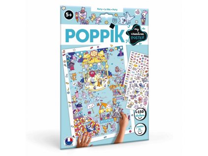 Poppik poster stickers creative party gommettes autocollants activité 1