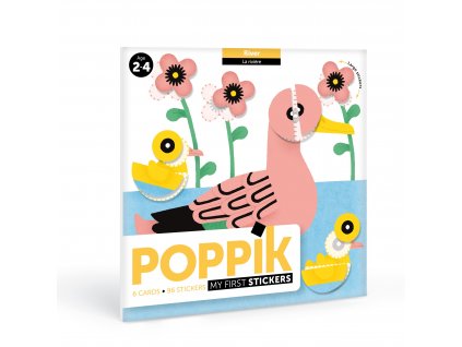 poppik stickers tout petit 2 ans rivière autocollants