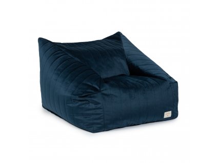 Sedací vak Chelsea Velvet Night Blue