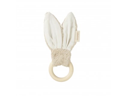 Bunny teether ring almond nobodinoz 1 8435574931221