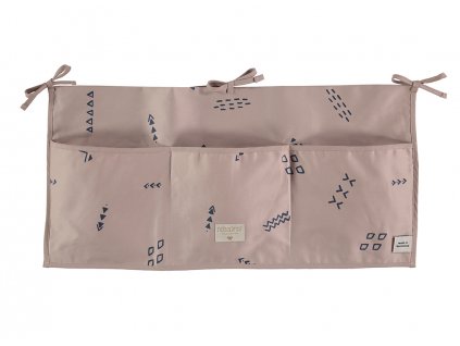 Merlin crib organizer organisateur de berceau organizador de cuna blue secrets misty pink nobodinoz 1