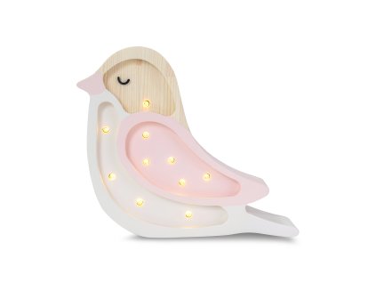 Lampa Little Lights Bird Mini Strawbery Cream