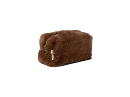 Studio Noos Kosmetická taška Pouch Brown Faux Fur