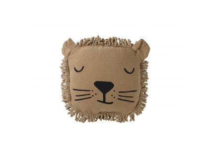 Landscape lion face embroidery cushion nobodinoz 1 8435574932211
