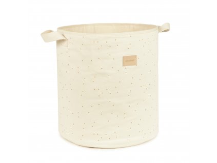 Playground storage basket natural honey weet dots 1 nobodinoz 8435574933690