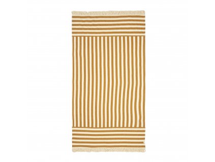 Portofino beach towel honey stripes nobodinoz 1 8435574933430