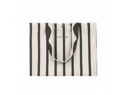 Portofino maxi bag black stripes nobodinoz 1 8435574933300