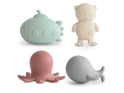 Mushie Set hraček do vody Sealife