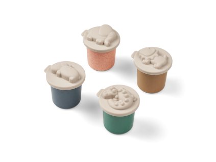 Sada modelíny Liewood Rollie Modeling Dough 4ks Golden caramel multi mix
