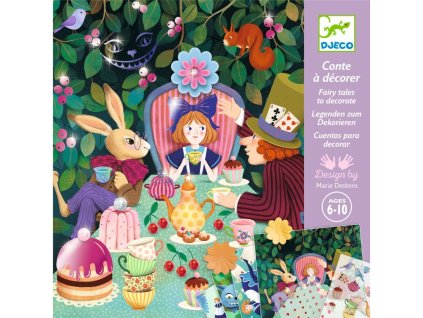 DJECO Pohádky k dotvoření - Alenka v říši divů