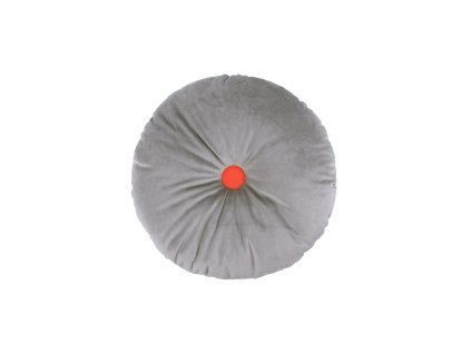 Kulatý polštář Eco-Velvet Slate Greyeco velvet round cushion slate grey nobodinoz 1 8435574935977 1