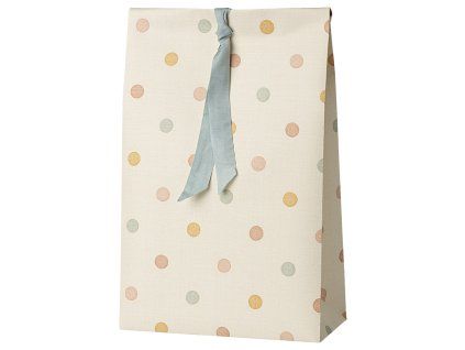 Maileg Papírový sáček Multi dots velký