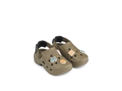 Sandálky Liewood Milas Khaki Black
