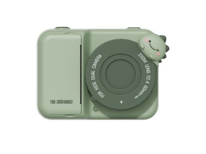 detsky digitalni fotoaparat zoo print dino