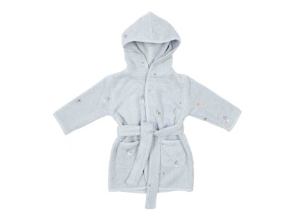 Little Dutch Župan froté Forest Friends Blue