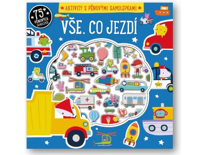 Svojtka Vše, co jezdí - aktivity s pěnovými samolepkami 3+