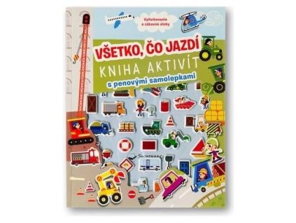 Svojtka Kniha aktivit s pěnovými samolepkami - Vše, co jezdí
