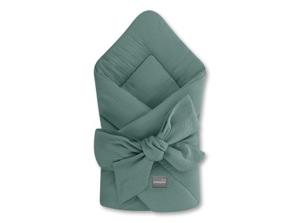 Mušelínová zavinovačka Sleepee Ocean Green Světlejší zelená