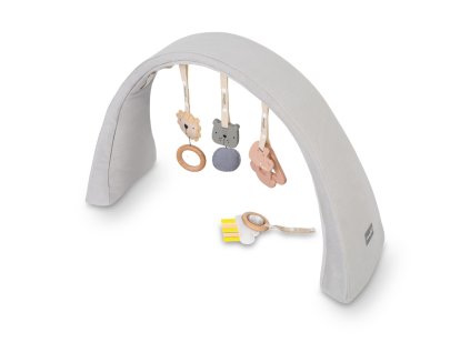 Nastavitelná hrazdička pro miminko s hračkami Sleepee Grey