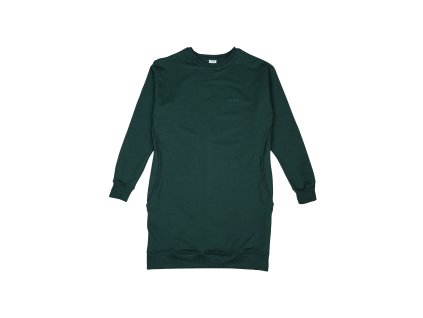 Moniel kojící mikina dlouhá Basic Dark Green