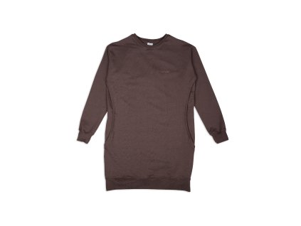 Moniel kojící mikina dlouhá Basic Chocolate