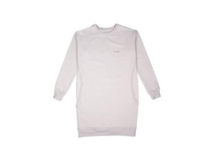 Moniel kojící mikina dlouhá Basic Light Beige