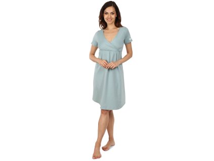 Moniel kojící košilka a šaty s krátkým rukávem Pastel mintová (5)