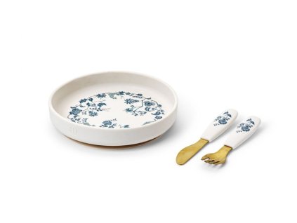Silikonový jídelní set Elodie Details Garden Leo Toile (1)