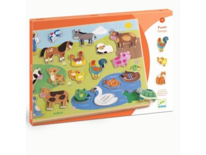 DJECO Vkládací puzzle Farma_2