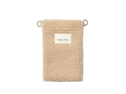 Studio Noos Taštička na mobil Teddy Ecru