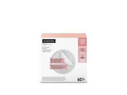 Suavinex jednorázové absorpční prsní vložky 60 párů
