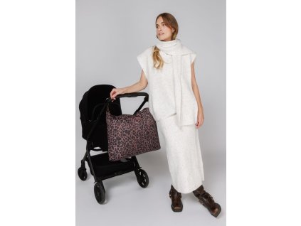 Studio Noos Přebalovací taška Diaper bag Puffy Red Leopard_2