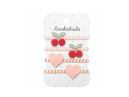 Gumičky Rockahula Stripy Cherry