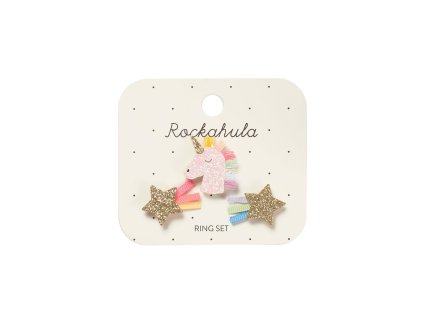 Set prstýnků Rockahula Rainbow Unicorn