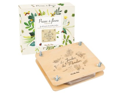 Moulin Roty Dřevěný lis na květiny