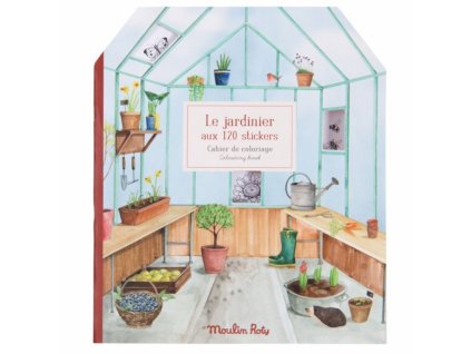 Moulin Roty Zahradní knížka se samolepkami_2
